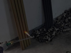 জলরোধী B1 ফায়ারপ্রুফ Wpc ওয়ালপ্যানেল কাঠ কম্পোজিট ফ্লুটেড আউটডোর