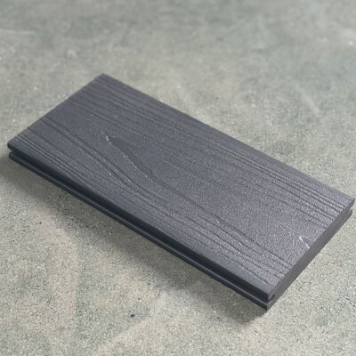 আর্কিটেকচারাল WPC ইন তরল ধাতু ফিনিশ গ্রাফাইট সিলভার WPC ডেকিং