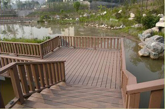 ওয়েদারপ্রুফ WPC ফেন্সিং প্যানেল কম-বাণিজ্যিক ইয়ার্ডের জন্য রক্ষণাবেক্ষণ