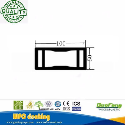 আউটডোর আলংকারিক প্রকৌশলী প্লাস্টিক কাঠ কম্পোজিট ফাঁপা WPC বেড়া