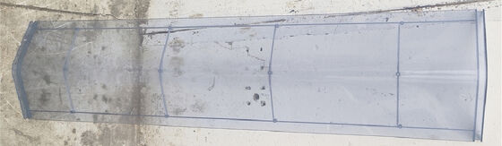 বায়ু প্রতিরোধী ক্লাস 8 হালকা স্বচ্ছ ছাদ পরিবেশ-বান্ধব বহিরঙ্গন WPC প্যানেল গার্ডেন টুল হাউস একত্রিত করা সহজ