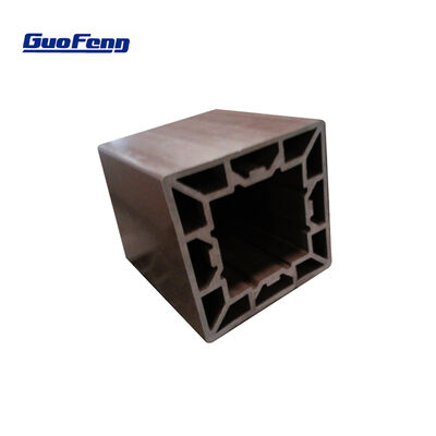 ক্যাপড কম্পোজিট বেড়া 200*200mm পুনর্ব্যবহৃত WPC বেড়া পোস্ট