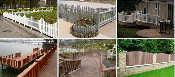 হোটেল আউটডোর জন্য আলংকারিক বার WPC বেড়া জলরোধী